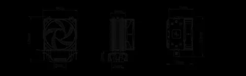 купить Кулер Deepcool AG300, Gammaxx Series в Кишинёве 