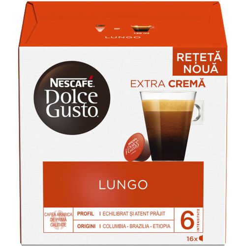 купить Кофе Nescafe Dolce Gusto Caffe Lungo 112g (16capsule) в Кишинёве 
