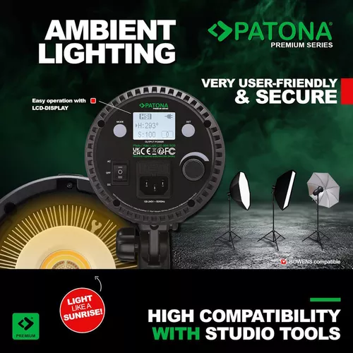 cumpără Iluminare pentru foto-video Patona Premium LED professional photo light video light LED 80W RGB în Chișinău 