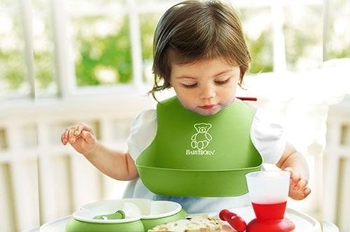 Мягкий нагрудник BabyBjorn Soft Bib Orange 