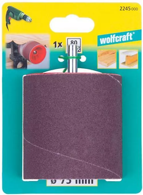 cumpără Disc de șlefuire Wolfcraft Dispozitiv de slefuire cilindric 75mm 2245000 în Chișinău 