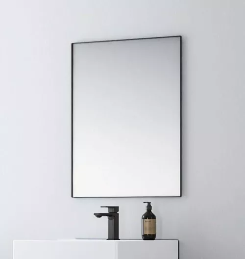 купить Зеркало для ванной Orka Capetown 85x55 Black в Кишинёве 