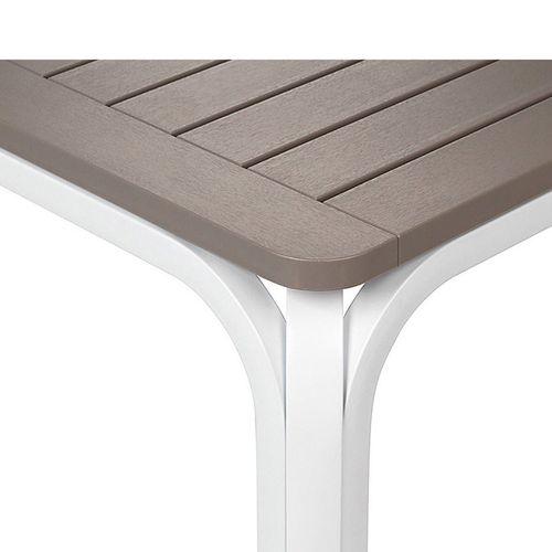 cumpără Masa extensibila Nardi ALLORO 210 EXTENSIBLE TORTORA vern. Bianco 42853.10.000 (Masa extensibila pentru gradina exterior terasa) în Chișinău 