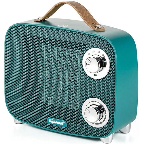купить Тепловентилятор керамический Diplomat P3, green, 1500W, Retro (1009963) в Кишинёве 