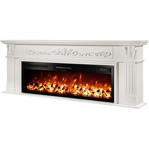 cumpără Șemineu electric ArtFlame Bella & Tanzania, 700x1900x270 mm, Alb în Chișinău 