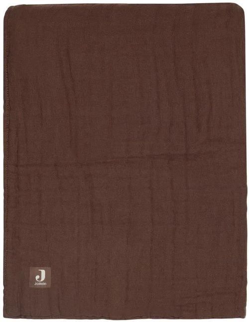 купить Детское постельное белье Jollein 523-511-66043 Paturica Wrinkled Cotton Chestnut, 75x100cm в Кишинёве 
