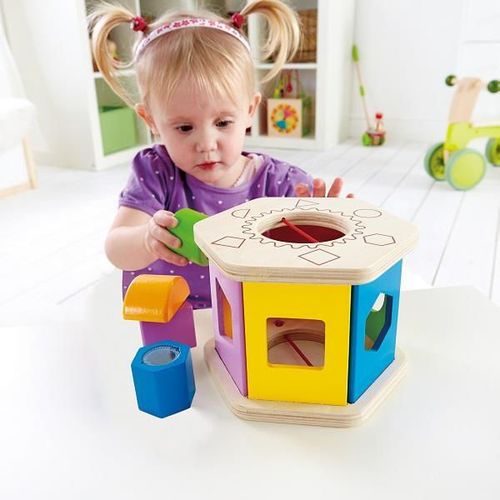 cumpără Puzzle Hape E0407 Sorter din lemn cu zdornăitoare în Chișinău 