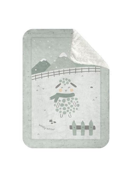 купить Аксессуар для пеленания Kikka Boo 31103020148 Paturica super moale Sherpa Sleepy Sheep, 110/140 cm в Кишинёве 