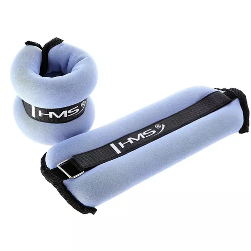 купить Утяжелители для рук и ног HMS 2538 Greutati picioare 2x1kg OB04 Blue (17-47-316) в Кишинёве 