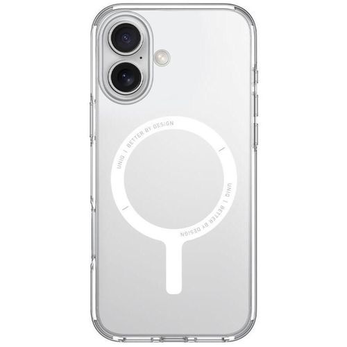 cumpără Husă pentru smartphone UNIQ iPhone 16 Plus Hybrid Clario (ECO) with Magclick Charging, Clear în Chișinău 