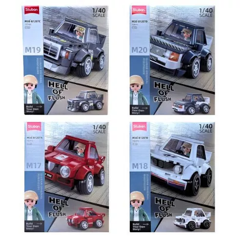 купить Конструктор Sluban B1207 Automobil de curse, 156-177 piese (în asortiment) в Кишинёве 