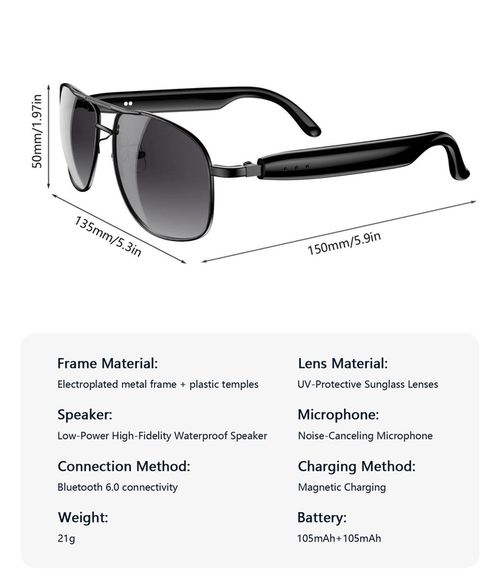 cumpără Ochelari inteligenți Blackview D1 Pro Black lenses, Black (BVD1PROBK) în Chișinău 