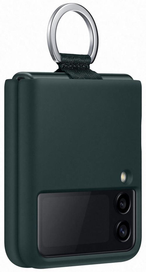 купить Чехол для смартфона Samsung EF-PF711 Silicone Cover with Ring B2 Green в Кишинёве 