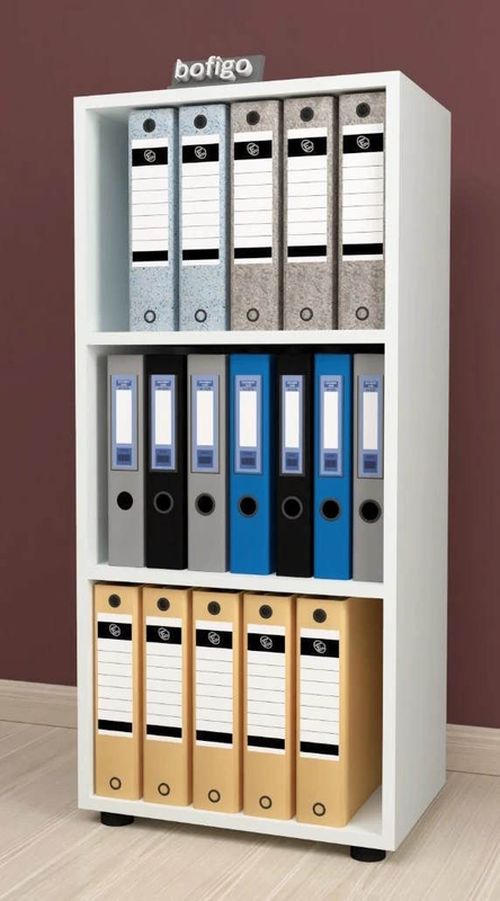 купить Офисный стеллаж Nex Home Folder, 49x30x108 cm, Белый  (13-23-01) в Кишинёве 