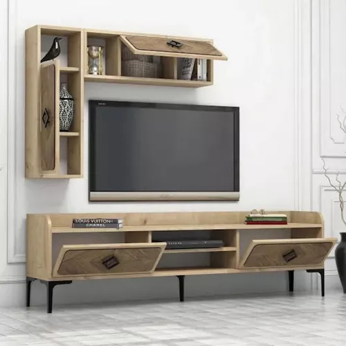 купить Тумба напольная для TV Trendy Samba, Stejar 180x52x35cm в Кишинёве 