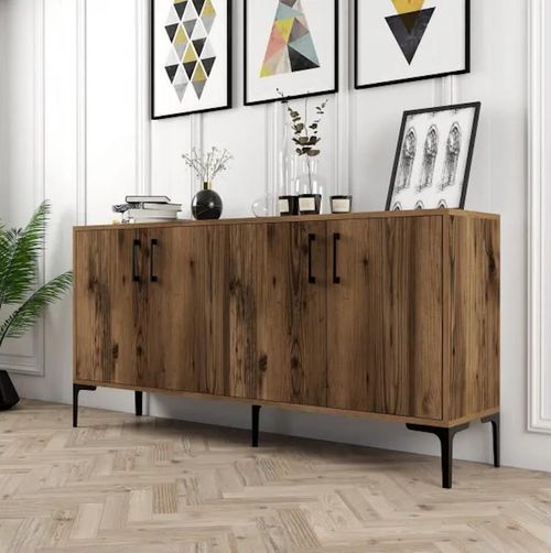 cumpără Casetieră Trendy Kiev 160, Nuc 160x78x35cm în Chișinău 