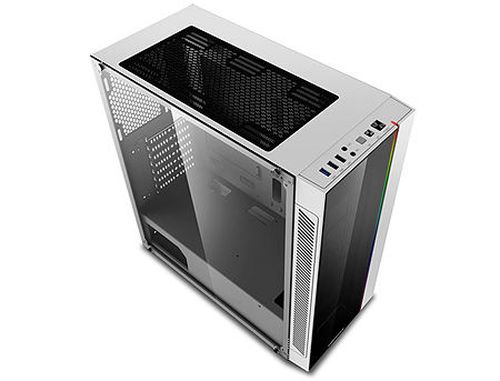 cumpără Case Middletower Deepcool MATREXX 55 V3 ADD-RGB WH ATX White no PSU, Side & Front panel Tempered glass, 1xUSB3.0/2xUSB2.0/AudioHD x 1/Mic x 1 (carcasa/корпус) în Chișinău 