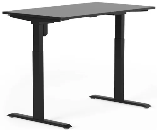 купить Офисный стол Kulik System E-TABLE UNIVERSAL Black/Black в Кишинёве 