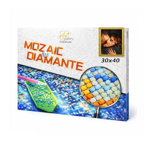 купить Картина по номерам Art Gallery GB79727 Mozaic cu diamante 30x40cm Imbratisari cu iubitul в Кишинёве 