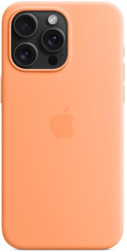 cumpără Husă pentru smartphone Apple iPhone 15 Pro Max Silicone MagSafe Orange Sorbet MT1W3 în Chișinău 