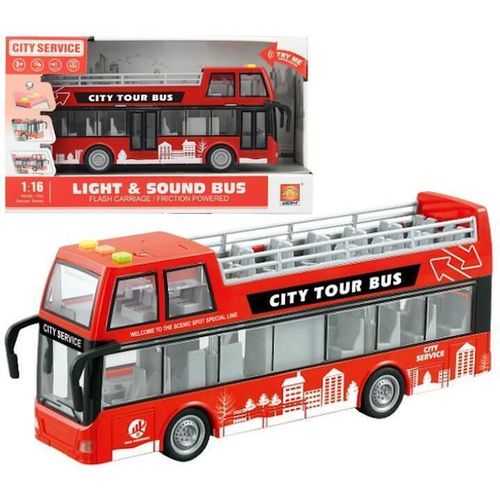 cumpără Mașină Wenyi WY916A 1:16 Autobuz cu etaj inerțial (lumină/sunet) în Chișinău 