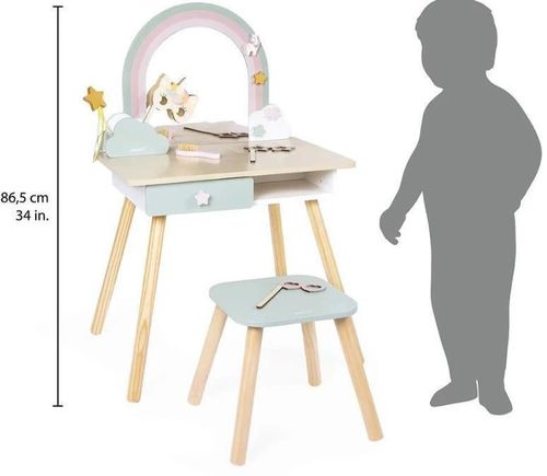 cumpără Set de mobilier pentru copii Djeco J06464 Masuta toaleta Unicorn în Chișinău 