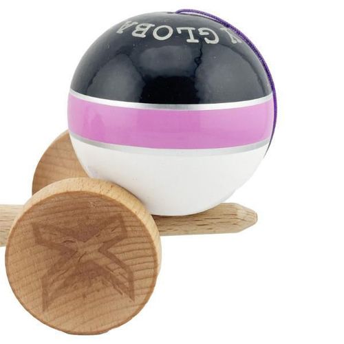 купить Активная игра Essa 164319 Kendama Royal Spike X Original, 7x6x18cm, negru-roz-alb в Кишинёве 