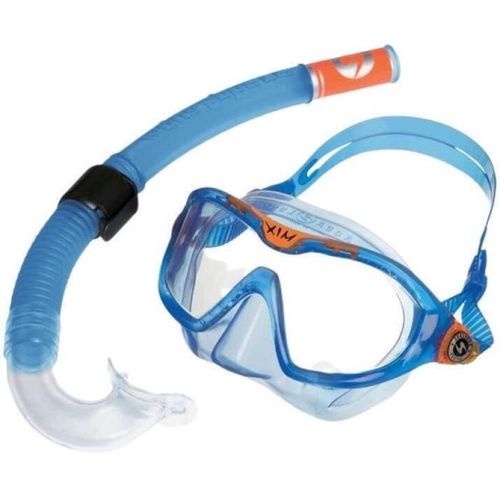 купить Аксессуар для плавания AquaLung Set masca+tub scufundare COMBO MIX A Blue Orange S в Кишинёве 