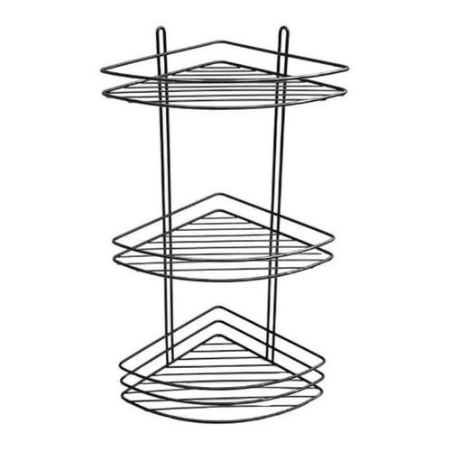 купить Полка для ванной Hydro S 0430374, Inox/Neagra triplă p/u baie в Кишинёве 