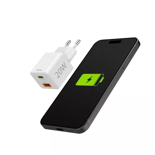 cumpără Încărcător cu fir Hama 201991 Mini-Charger, 1xUSB-C+A, 20W în Chișinău 