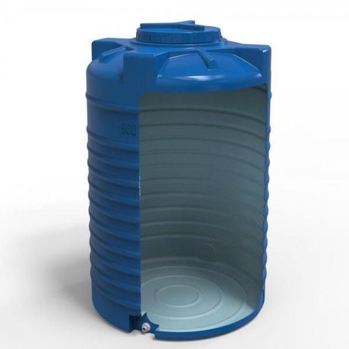 cumpără Duș de vară Uniplast 37080 Rezervor apa 500 L vertical, oval (albastru) cu stut D. 1/2" 79x126 cm în Chișinău 