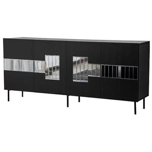 cumpără Comodă Trendy Paris, Negru, Fume (GTR001218) în Chișinău 