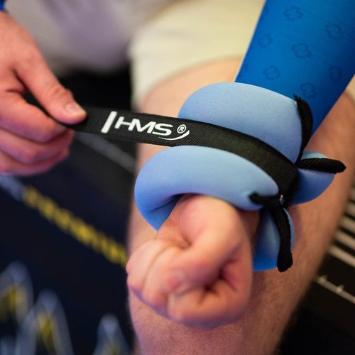 купить Утяжелители для рук и ног HMS 2538 Greutati picioare 2x1kg OB04 Blue (17-47-316) в Кишинёве 