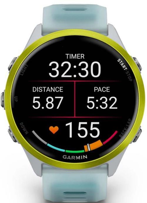 купить Смарт часы Garmin Forerunner 570 47mm, Whitestone/Amp Yellow (010-02971-01) в Кишинёве 