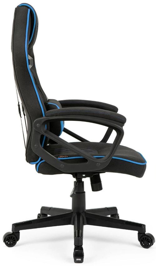 купить Офисное кресло Sense7 Knight Fabric Black and Blue в Кишинёве 