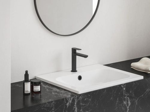 купить Смеситель для умывальника Ravak Baterie Eleganta lavoar 170mm balck matt EL 012.20BLM (X070290) в Кишинёве 