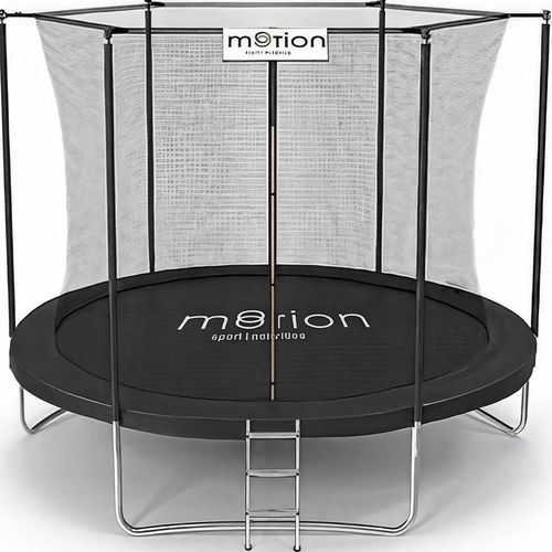 cumpără Trambulină Jumi OM-258648 244 cm, plasa de protectie interioara, Negru în Chișinău 