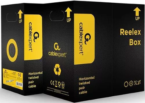 cumpără Cablu IT Gembird FPC-5004E-SO, CAT5e, AWG24 solid copper, 305m în Chișinău 