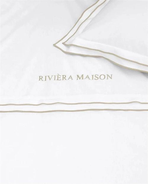 купить Постельное белье Riviera Maison 329835 Salute 140x200/220 Sand в Кишинёве 