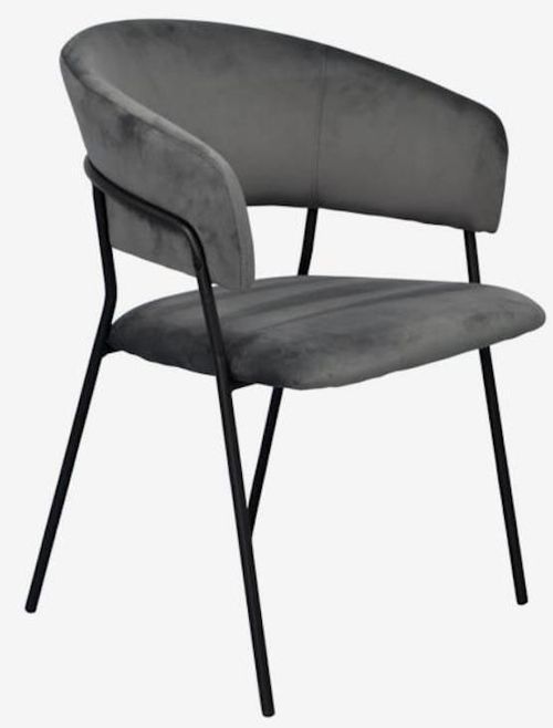купить Комплект стол и стулья Evelin di Costacurta стол DT 404-3B + 3 стула YTC-097B Dark grey в Кишинёве 