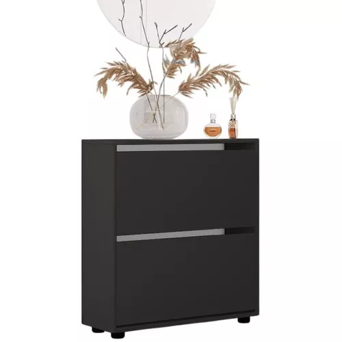 купить Полка для обуви Mobildor-Lux Leo 70x27x86H cm Anthracite в Кишинёве 