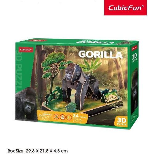 cumpără Set de construcție Cubik Fun P859h 3D puzzle Gorilă, 34 elemente în Chișinău 