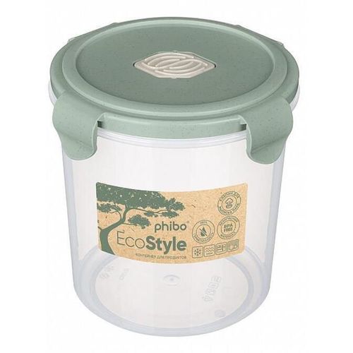 cumpără Container alimentare Бытпласт 45521 Контейнер для холодильника/МВП Phibo Eco 1.15l D13.7cm în Chișinău 