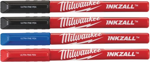 cumpără Instrument de marcare Milwaukee 48223165 Set de pixuri INKZALL Fine Tip Pens (set 4 buc) în Chișinău 