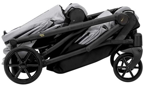 cumpără Сărucior pentru copii Kunert Carucior pentru gemeni Brav Duo BD-02 Graphite în Chișinău 