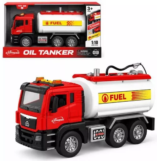 cumpără Mașină Wenyi WY1123A 1:10 Cisternă Oil Tanker cu fricțiune (lumini/sunete) în Chișinău 
