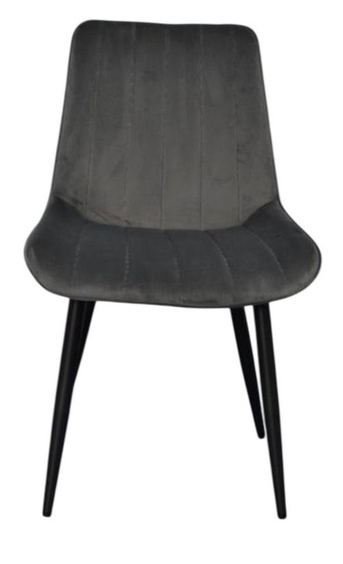купить Стул Evelin di Costacurta YTC-055B, BLU-14 (Dark grey) в Кишинёве 