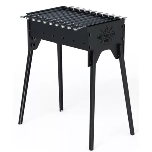 купить Мангал Metancor Комплект Мангал Compact-Maxi, сталь, т.2.0мм, черный в Кишинёве 
