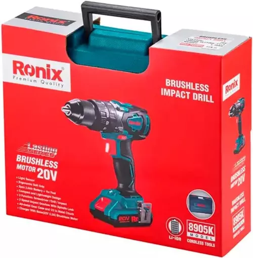 купить Шуруповёрт Ronix 8905K ударный 20V 2Ah в Кишинёве 