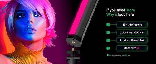 cumpără Iluminare pentru foto-video Patona Premium LED RGB Tube Photo/Video Light 32,5cm în Chișinău 